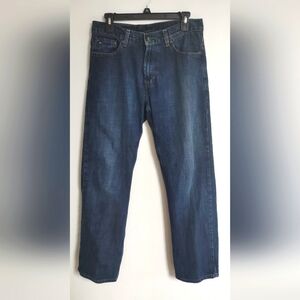 Tommy Hilfiger Men's Custom Straight Dark Blue Jean 30X30